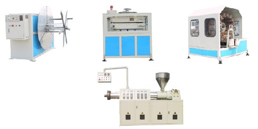 PVC纖維增強(qiáng)軟管生產(chǎn)線