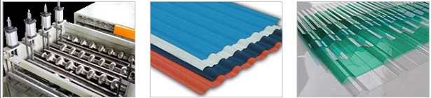 PC、PP、PVC波浪板生產(chǎn)線